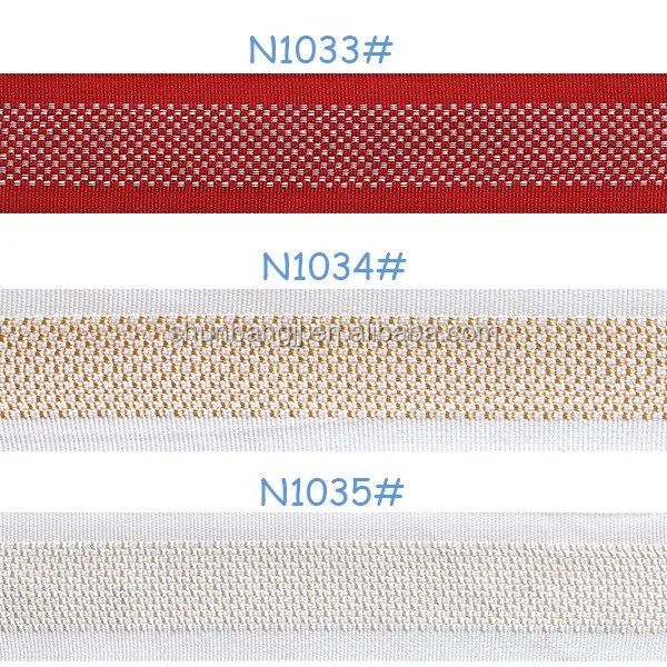 competitive price high tenacity weaving mattress banding tape supplier(N103)