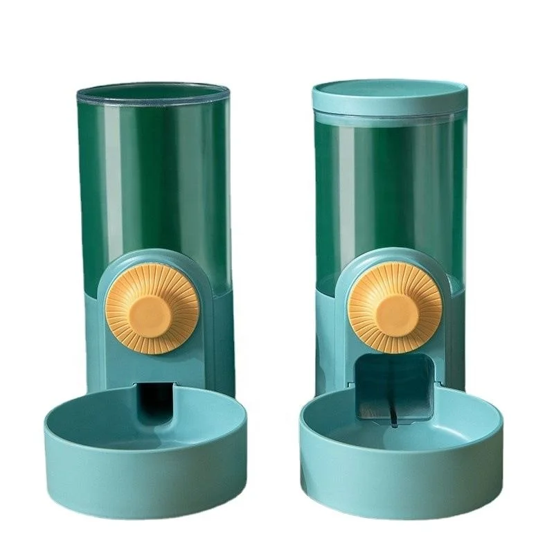 Cat Automatic Hanging Cage Drinking Fountain Hanging Cage Drinking Fountain Automatic Feeder Dog Set Pet Supplies