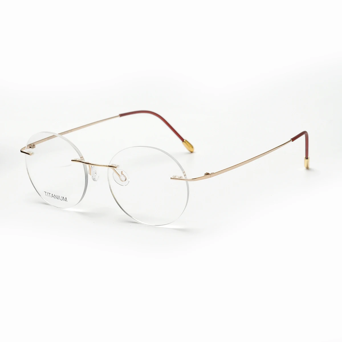 Titanium Memory Flexible Rimless Frame Eyeglasses Optical Prescription Glasses Spectacle Myopia Glasses Frames Optical for Women