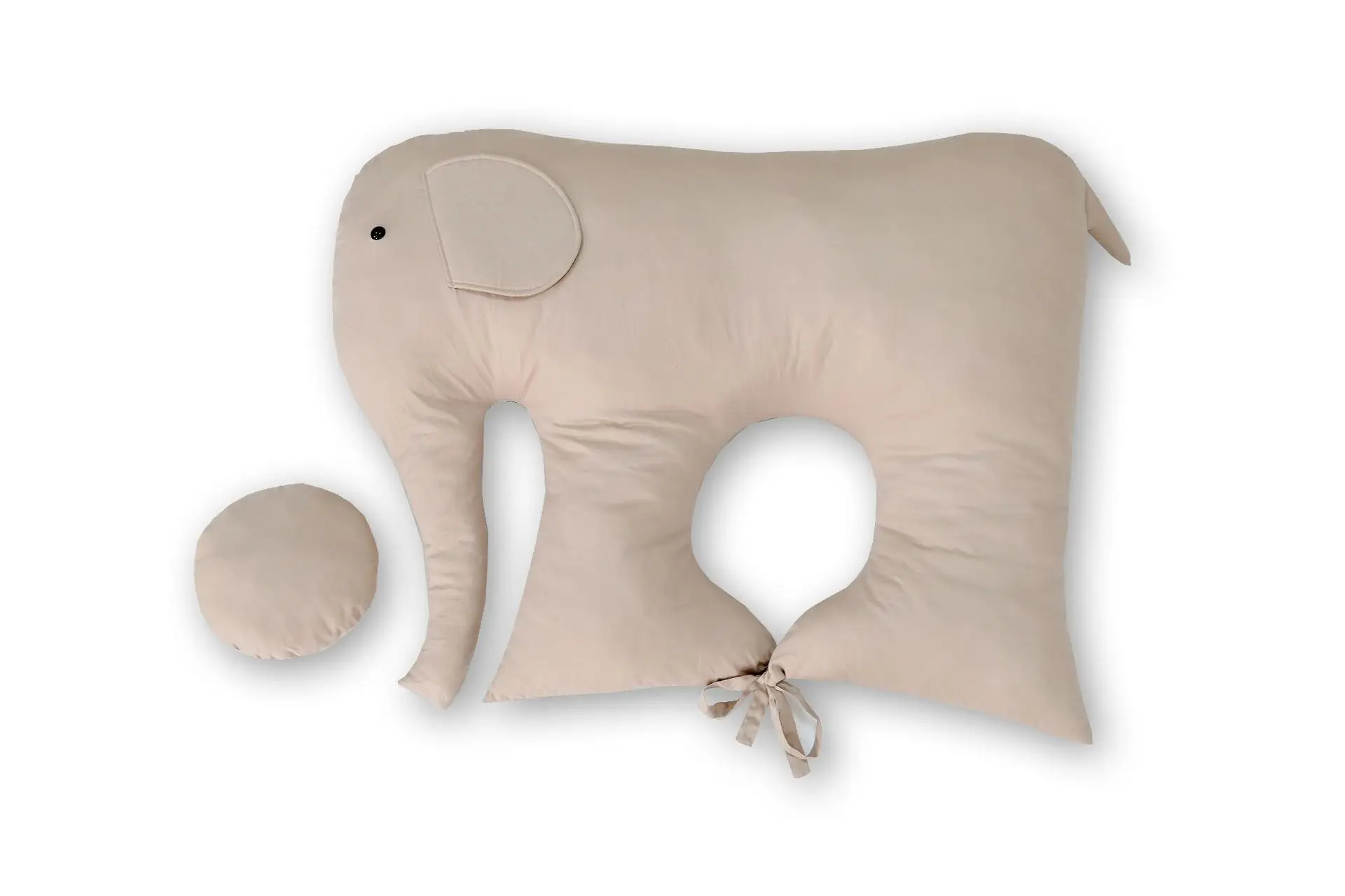 100% Cotton Ins Elephant Plush Animal Doll Baby Soothing Artifact with 200TC Thread Count Digital Printing Solid Pattern Sleep