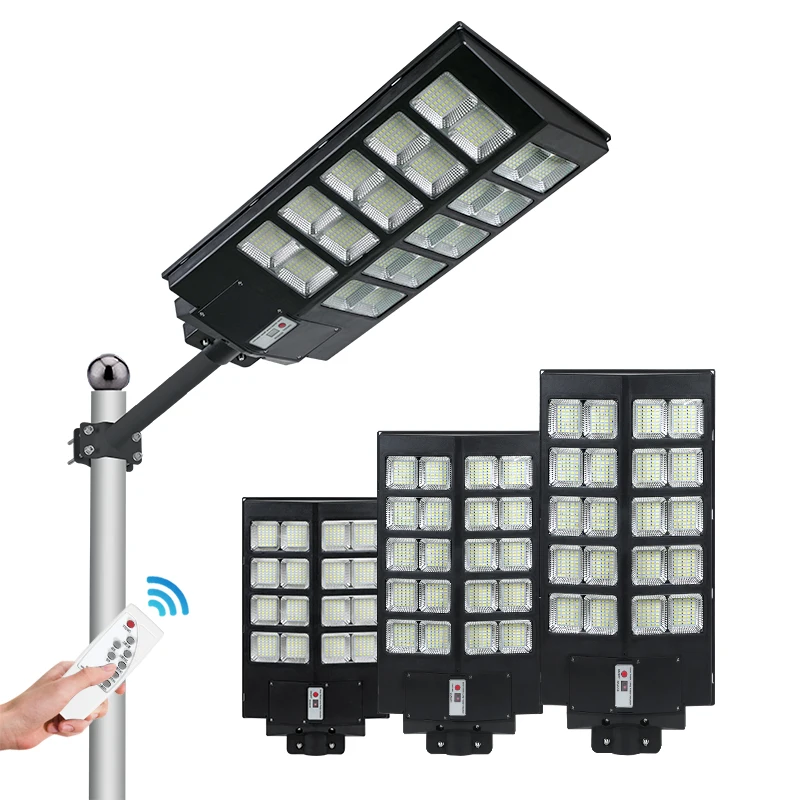 ALLTOP China Supplier 12 Volt 300w 400w 500w LED Street Light Outdoor Waterproof IP65 Solar Street Lamps