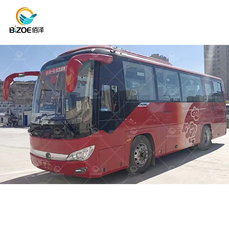small bus of youtong bus used in Congo