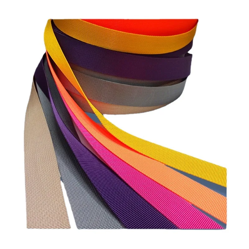 Wholesale cheaper price 3.8cm 5cm wide in stock multiple colors non slip nylon polyester webbing for pet supplies