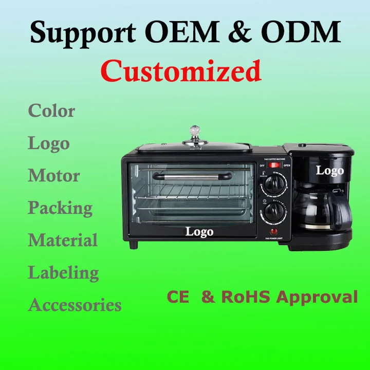 pan electric 3 in 1 breakfast makers machine for household