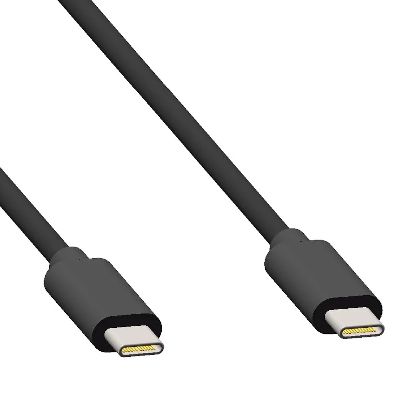 custom 3A 60W PD  agreement 1m black usb c to usb c PD charging data cable