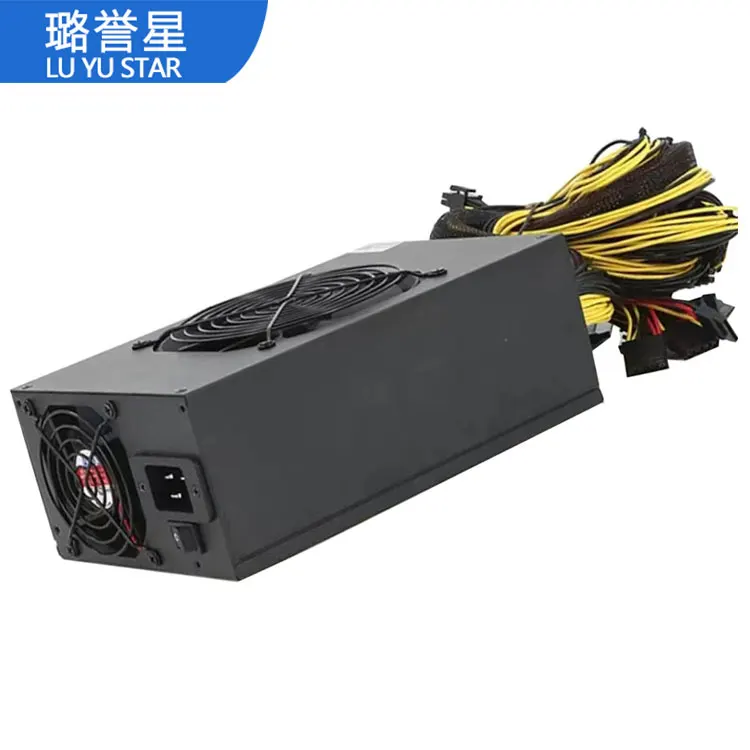 Hot sale 2000w Pc Psu  Quiet Power Supply 12v Atx  2000w 2200w 2400w Power Supply Support 8 Graphics Card Power Supply