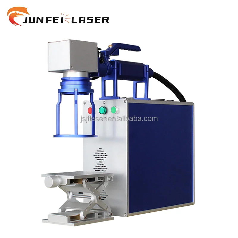 JUNFEI Jpt Mopa m7 30w 50w 100w Fiber Laser Marking Machine Small Portable 2 in 1 3D Metal Glass Leather Engraving Laser marker