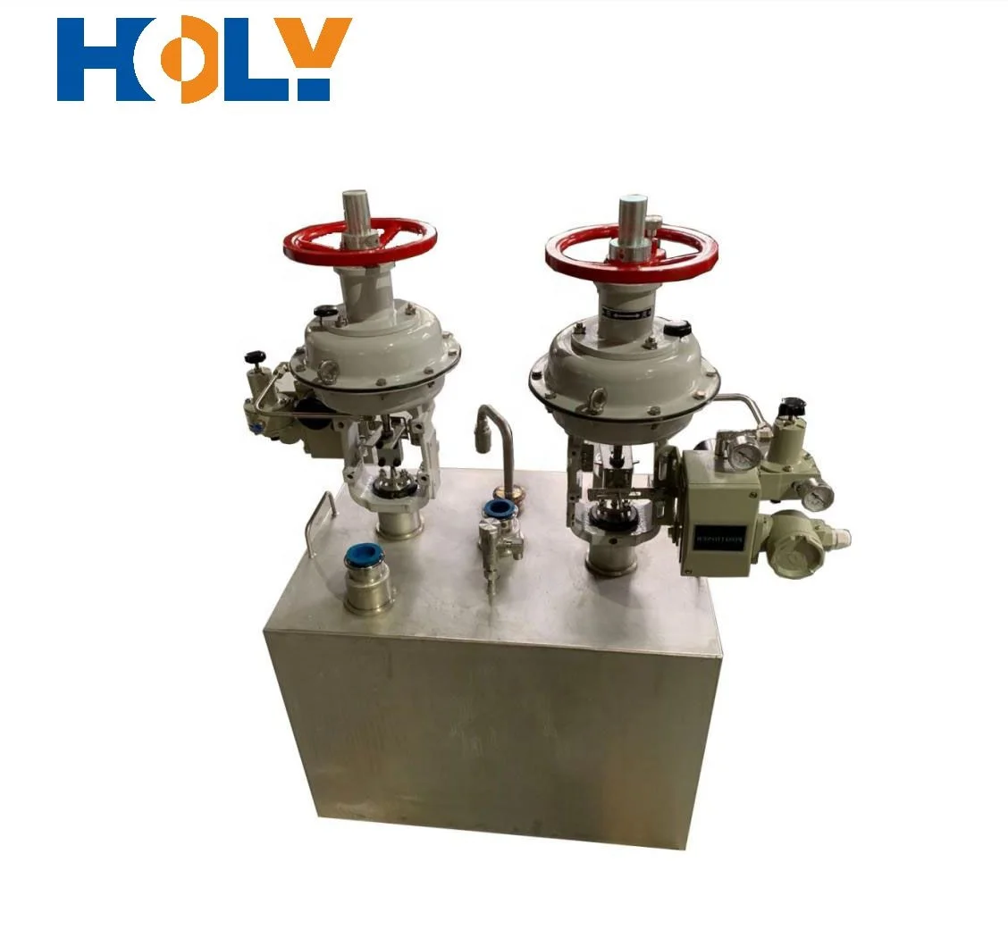 
DN32 Vacuum Pipe Vacuum Insulated Flow Regulating Valve for Bio-pharmaceutical Industry 