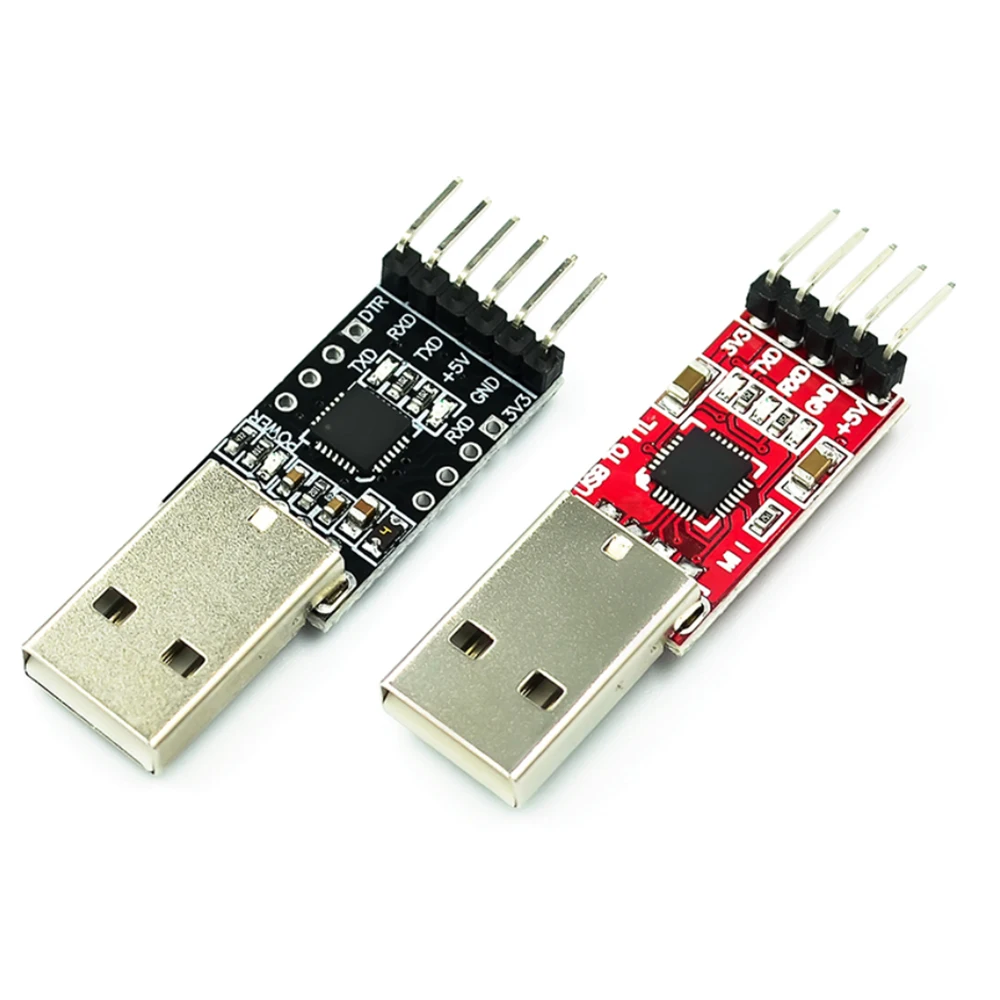 USB 2 0 в TTL 6Pin CP2102 модуль последовательный порт UART 5Pin красный