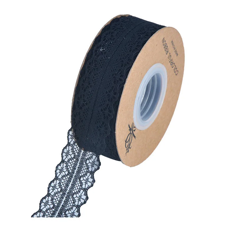 Lace Flowers Ribbon Guipure Lace Trim Embroidery 100% Polyester Lace Fabric Ribbon for Flowers Packaging Printed Organza
