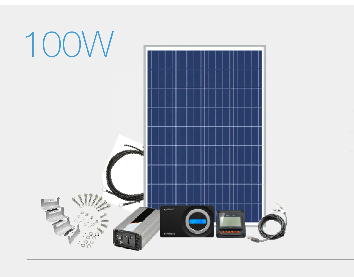 
New Marine camping solar system for RV, Car, Boat and Tiny Home 