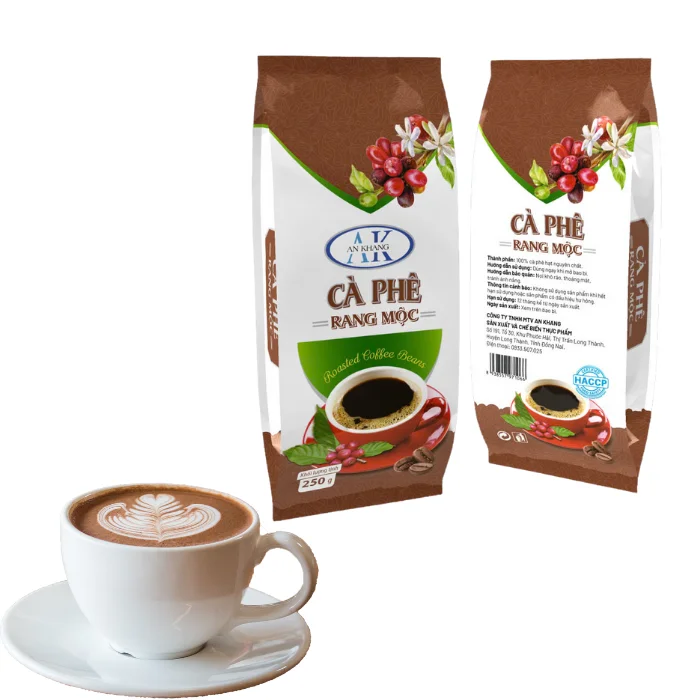 Vietnam Robusta Coffee Beans Hot Selling 96% Maturity Bitterness Caffeine Coffee Shop HACCP Certification Vietnamese Factory