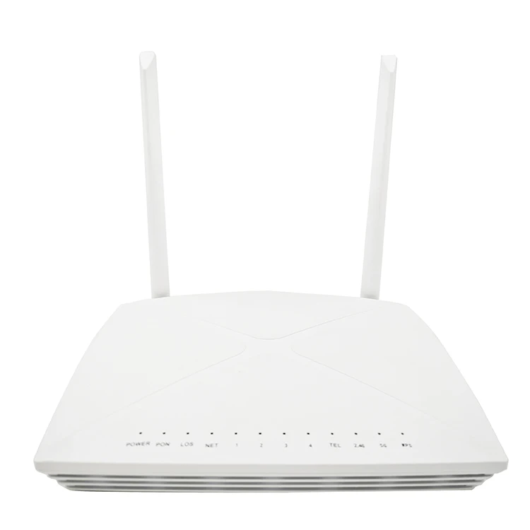 ZC-521 Gpon Onu 1GE+3FE+1POTS+2USB+2.4G&5G WiFI Dual Band ONT ZC-521