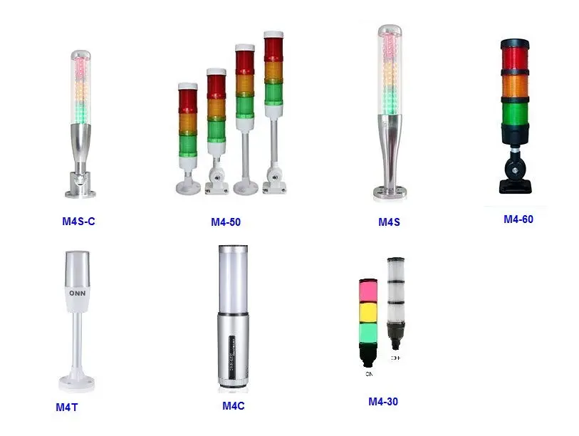  ONN-M4H CE Approved Led Signal Tower Light With Buzzer