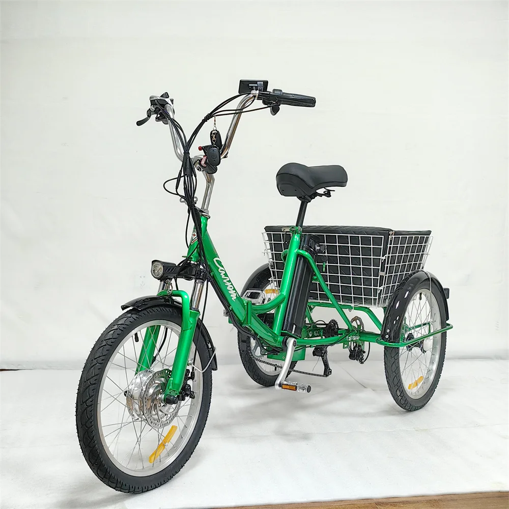 New Energy 48V350W Express Delivery Electric Vehicle Closed Cargo Tricycle 3 Wheel Electric Tricycle for Sale Chinese 48V Open
