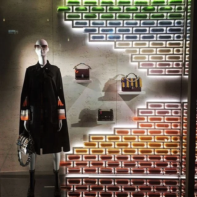 Acrylic transparent window decoration wall PMMA transparent brick shop creative display supplies Acrylic display