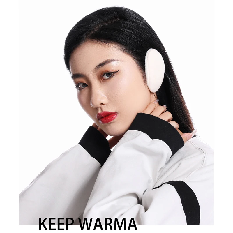 Зимние теплые наушники с разрезом, независимые наушники, теплые наушники, ветрозащитные наушники, теплые наушники