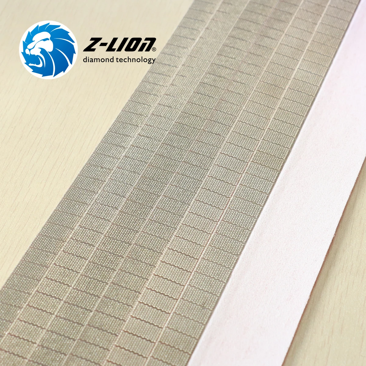 Z Lion Electroplated Diamond Tools Abrasive Sanding Belt for Thermal Spraying Materials