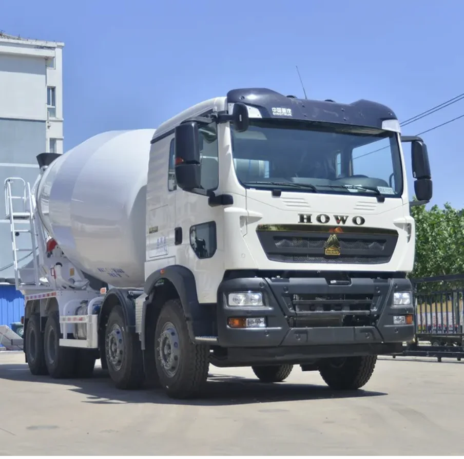 SINOTRUK HOWO 8x4 Concrete Mixer Truck Best Self-Loading Mixer Truck New or Used Cement Mixing Machine For Sale In Ethiopia