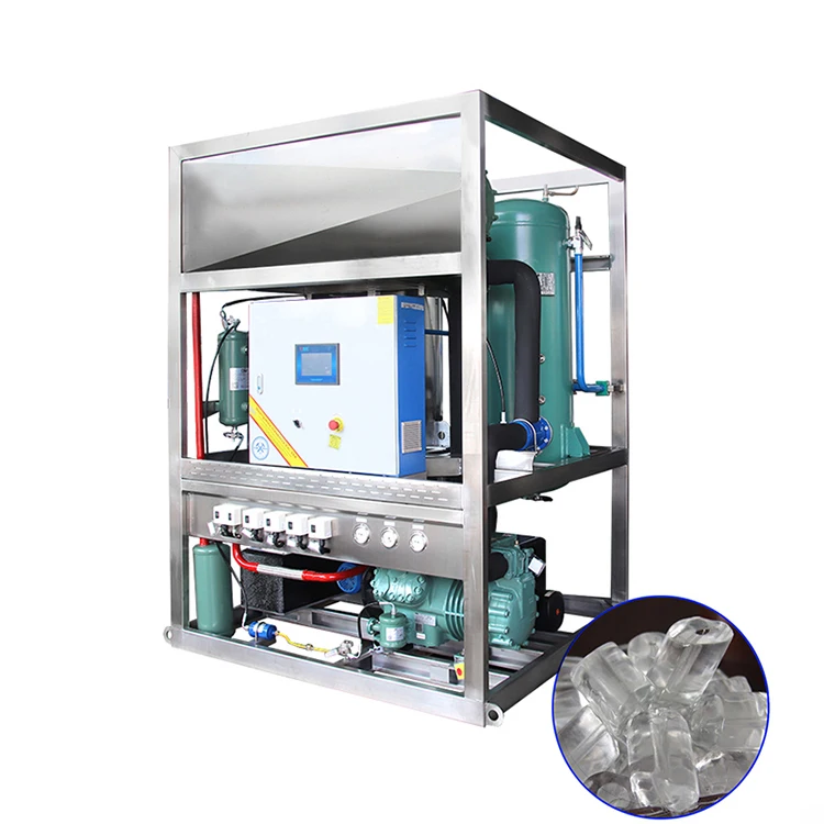 Icemedal Energy Saving Tube Ice  Making  Machine For Ice Tubes