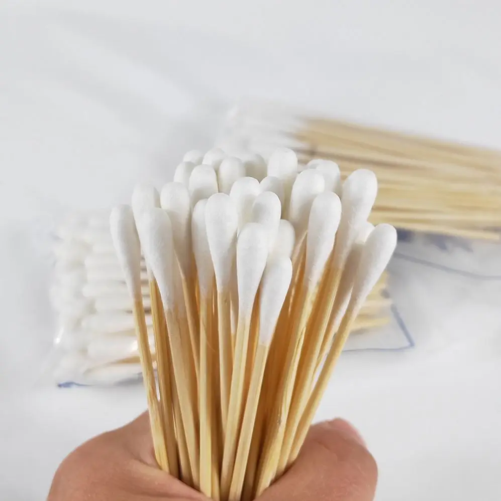  200pcs bamboo stick medical cotton