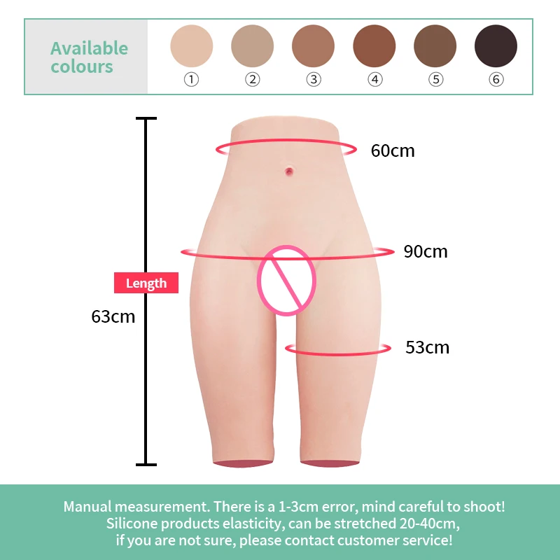 Men Silicone Hip Pad Enhanced Thickening False Vagina Trousers Cosplay Dress-up Big Ass Underwear Plus Oversized Silicone Pants