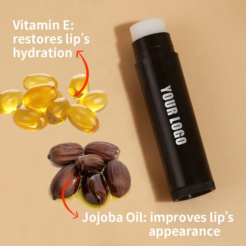 Hot Sale Eco Novelty Soothes Dry Lip Balm with Spf 20 Private Label Wholesale Sunscreen Nourishing Organic SPF Lip Chapstick
