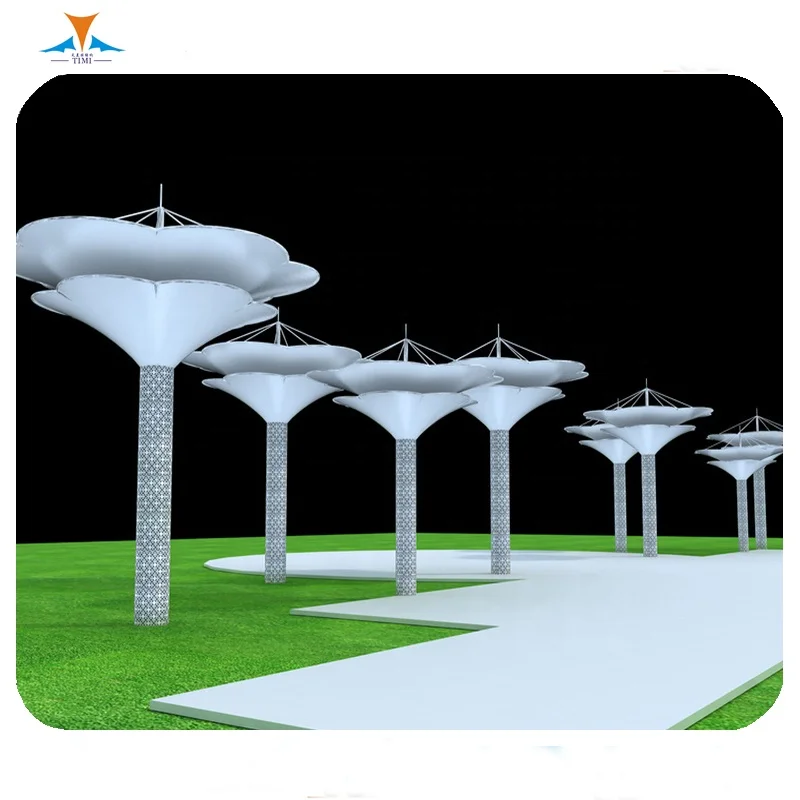TIMI outdoor landscape tensile Canopy umbrella fabric strength membrane structure