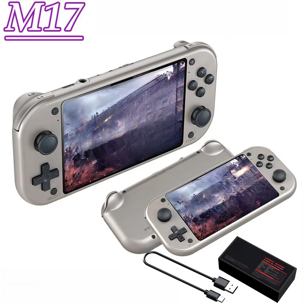 M17 лучший телевизионный Эмулятор игровой консоли 4,3 дюймов Ips экран портативный Ретро видеоплеер симулятор для Psp/N64/Gba