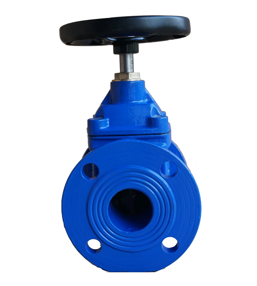 resilient seated DIN3352 F4 Gate Valve DN50 PN10/PN16 ductile iron body with handwheel for water valve factory USD16/pcs  around