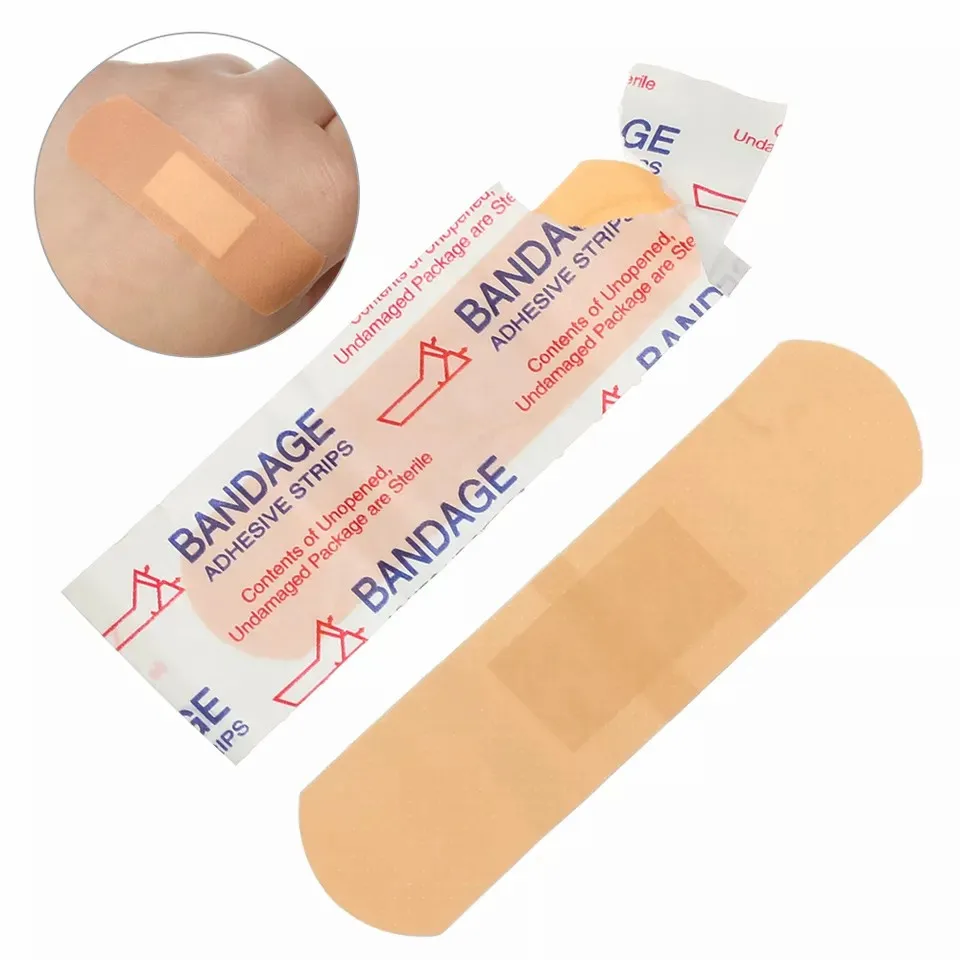 Custom Printed Medical Band Aids Pe Material Waterproof Cartoon Wound Plaster