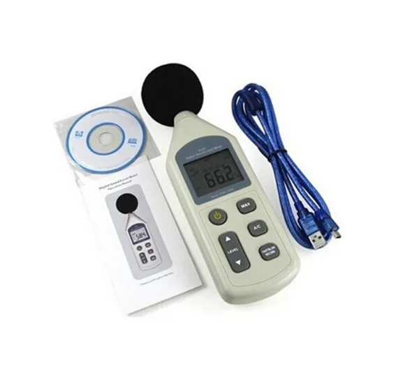 Digital Sound Level Meter Tester 30-130dB USB Noise Measurement Tool