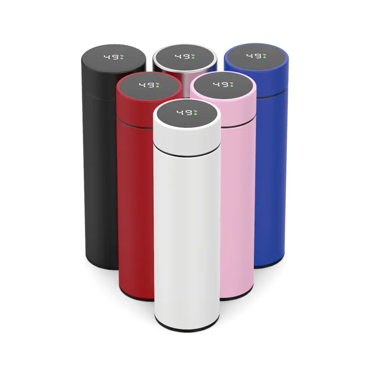 500ML Intelligent Vacuum Flasks Thermos Stainless Steel Smart Water Bottles Led Temperature Display Thermal Termico Gift Flasks