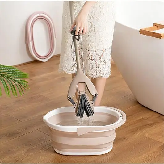 Collapsible Bucket, Bucket for Cleaning Mop Multiuse Foldable Water Pail   Portable Handy Basket for Cleaning Mop