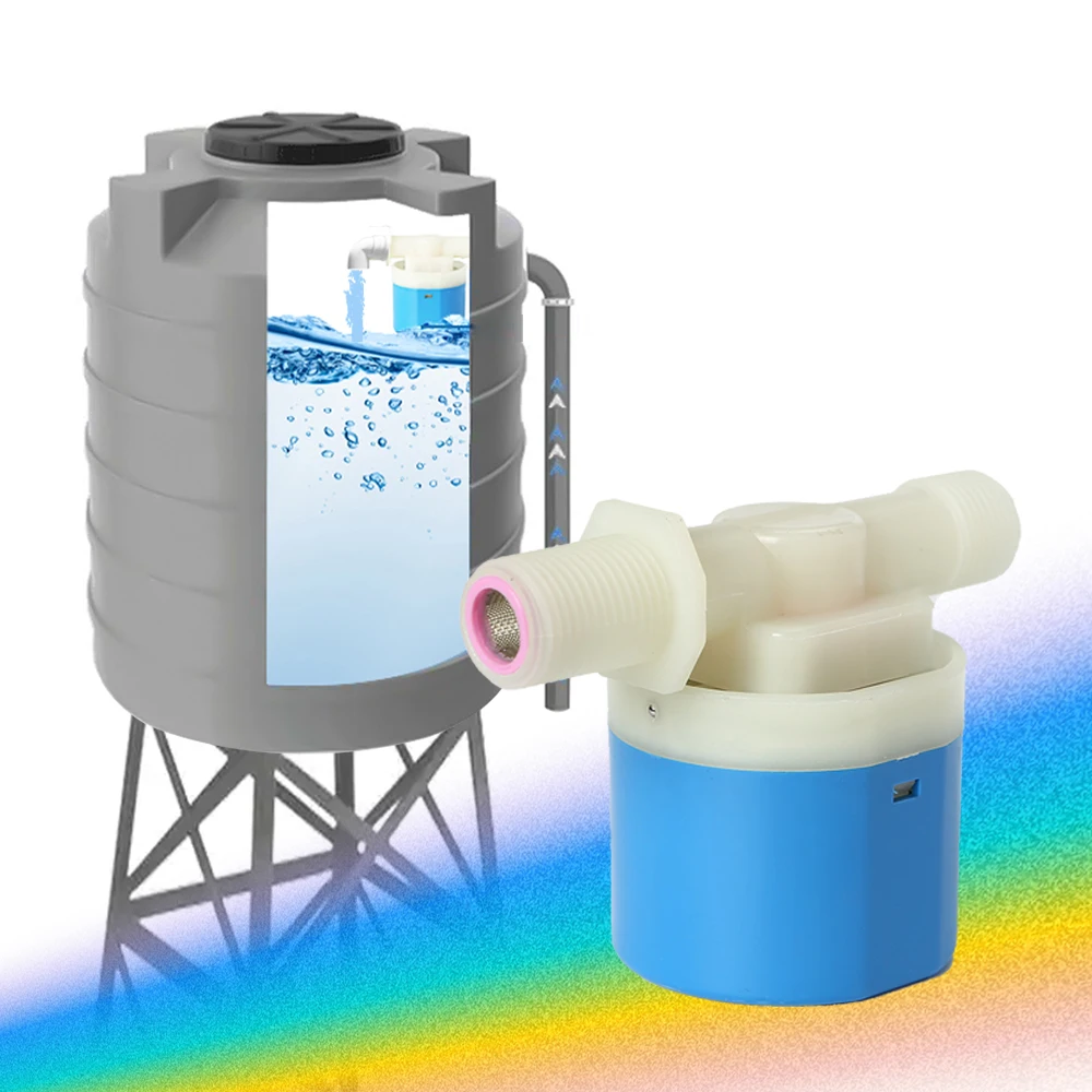 automatic float valve suppliers interior hydraulic Plastic Nylon automatic water level controller valve for water tank