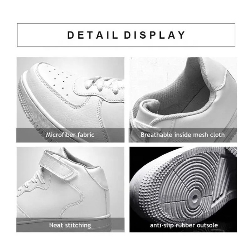 
Sneaker Manufacturer Latest Sport Breathable Leather Custom Fashion White Flat Sneakers Black Casual Shoes Men And Women 