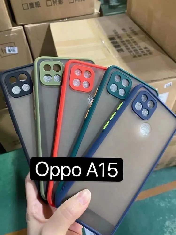 RICOO TPU+PC 2 In 1 Silicone Matt Cover Mobile Phone Case Cover For Itel S16 S15 S15 Pro A16 Plus Camon 16 16 Premier