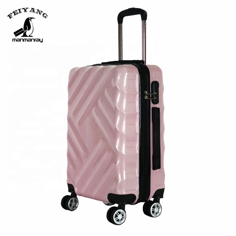 
ABS custom cabin trolley hard shell suitcases carry-on travelling bags luggage sets 