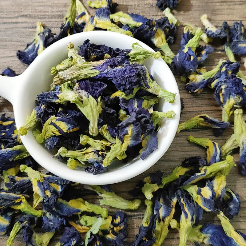 Best Selling Chinese Flower Blooming Tea Natural Blue Tea Dried Butterfly Pea Flower Tea