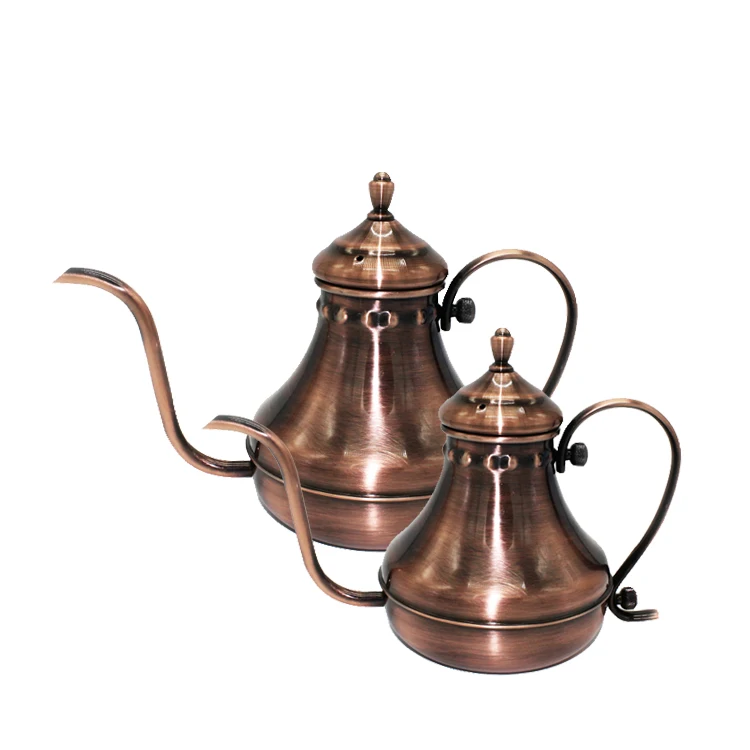 Classic Arabian Stainless Steel Gooseneck coffee drip pot Pour Over Coffee kettle Flow Long Mouth coffee tea pot
