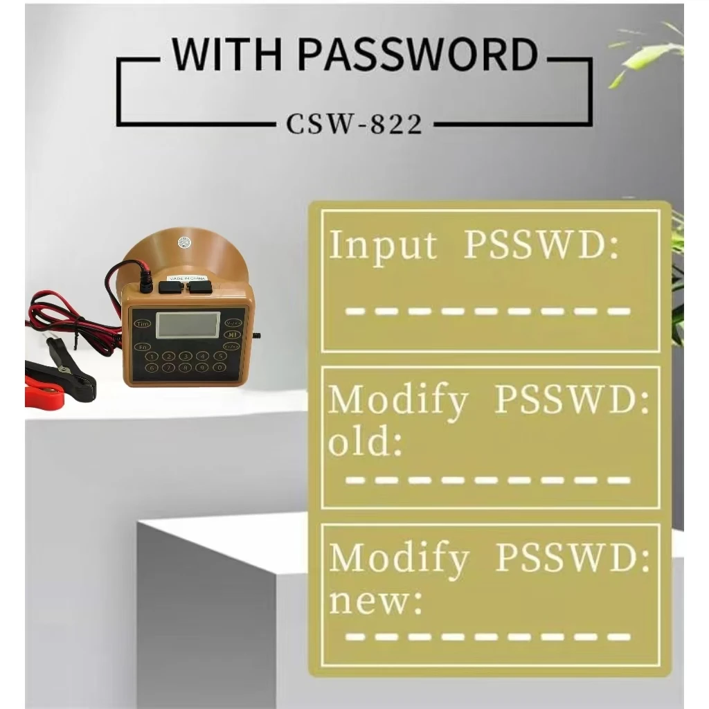 OEM CSSIWE 80W Waterproof 210 Songs Electronic Hunting Caller MP3 Bird Speaker for Game Hunting