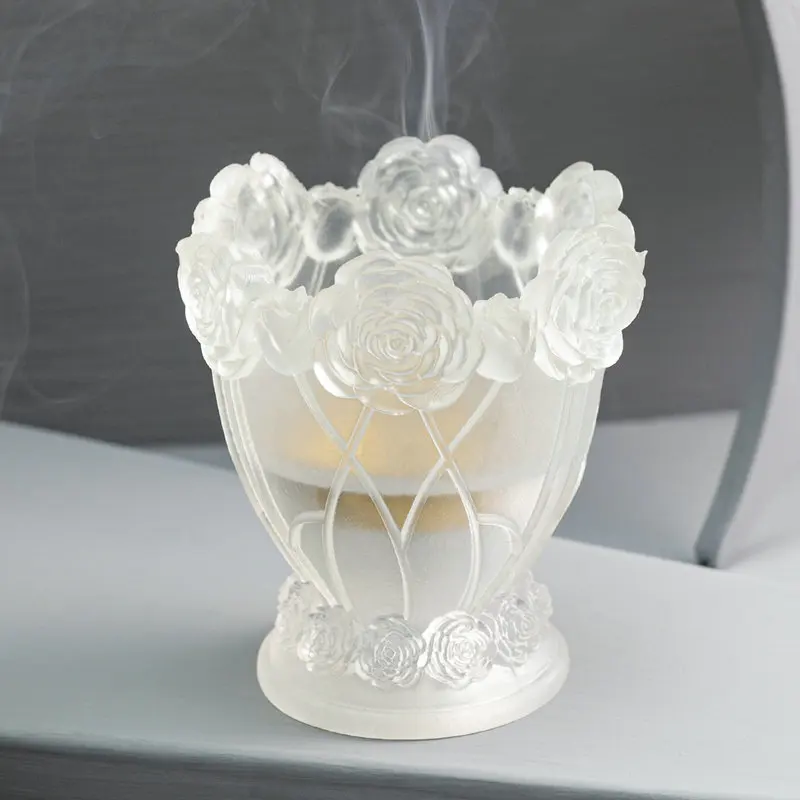 Islamic Gift Middle East Crystal Madkhan Burner Arabic Mubkhar Bakhoor Censer Crystal Incense Burner