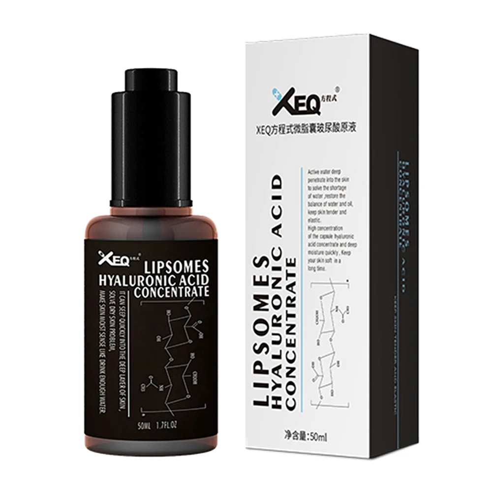 XEQ Moisture Liposome Hyaluronic Acid Essence Anti-Aging Serum Moisturizing Anti-Wrinkle Daily Skin Care 50ml