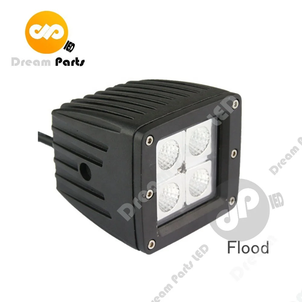 Wholesale 3 inch 9v-32v Square 20w Auto Led Work Light DRL Fog Lamp For ATV SUV Motorcycle Pod Lights