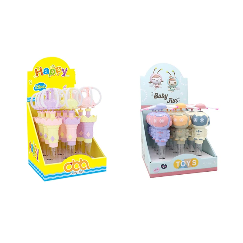 2023 детские сладкие игрушки конфеты трубка легкая музыка волшебная палочка пустые