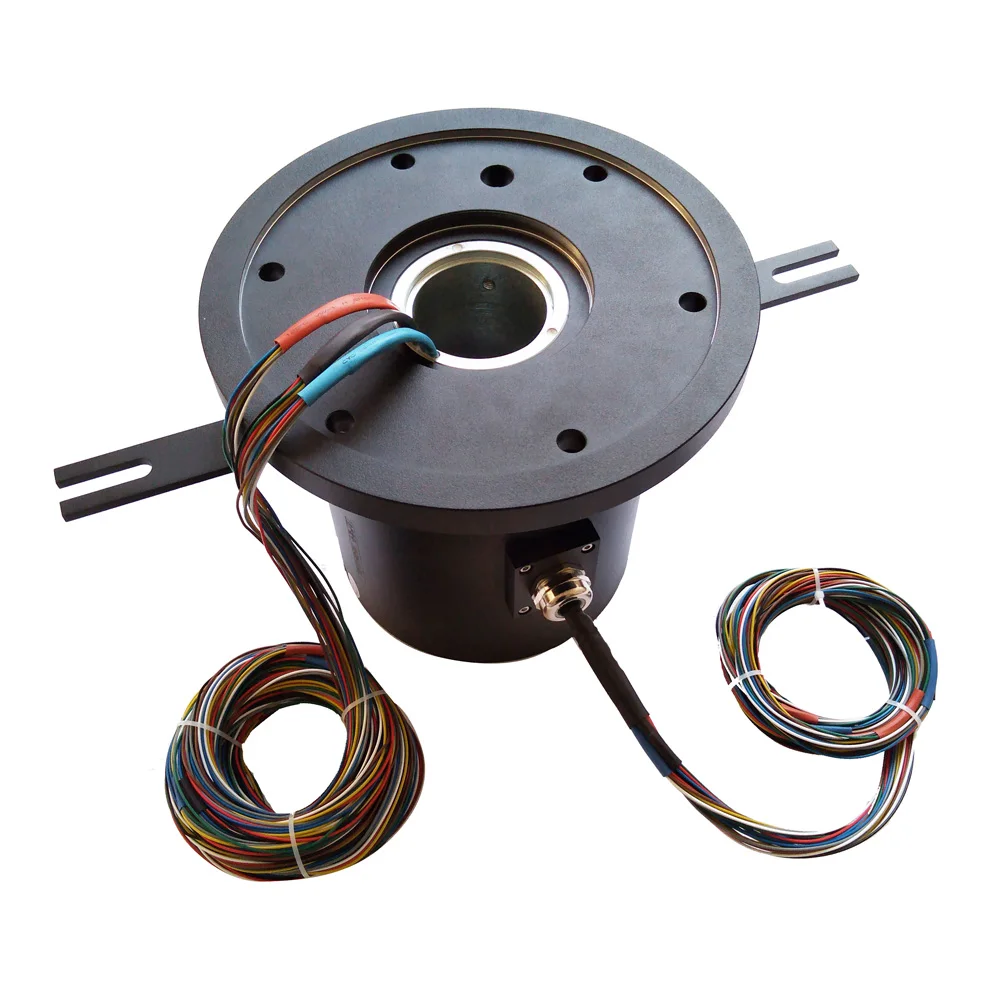 70mm through bore Slip Rings Rotating Electrical Connector Through bore slip ring