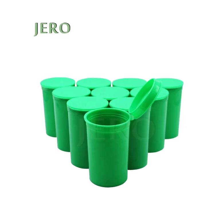 19 Dr child resistant tube pill bottle plastic pop top joint tubes 78mm pop top tube