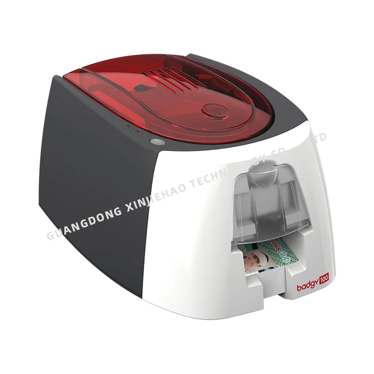 Карточный принтер Evolis Badgy100 односторонняя печать с бесплатной лентой YMCKO