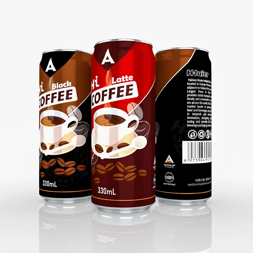 oem Mellow coffee beans Black Coffee 250ml 330ml sleek Canned Original Ready to drink wietnam Coffee Drink