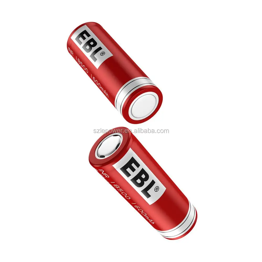 
EBL 18500 Li-ion Rechargeable Battery 1600mAh 3.7V With 1200 Times Deep Cycle 